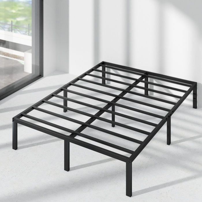 Alwyn Home Blough 14'' Steel Bed Frame & Reviews Wayfair